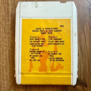 Vtg 1960s DAVID PEEL & LOWER EAST SIDE Have A Marijuana 8 Track UNTESTED